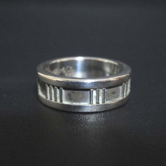 Tiffany & Co. Atlas Ring 925SV Silver for Men and Women